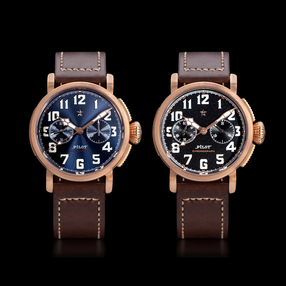 Sugess Bronze Pilot Watch