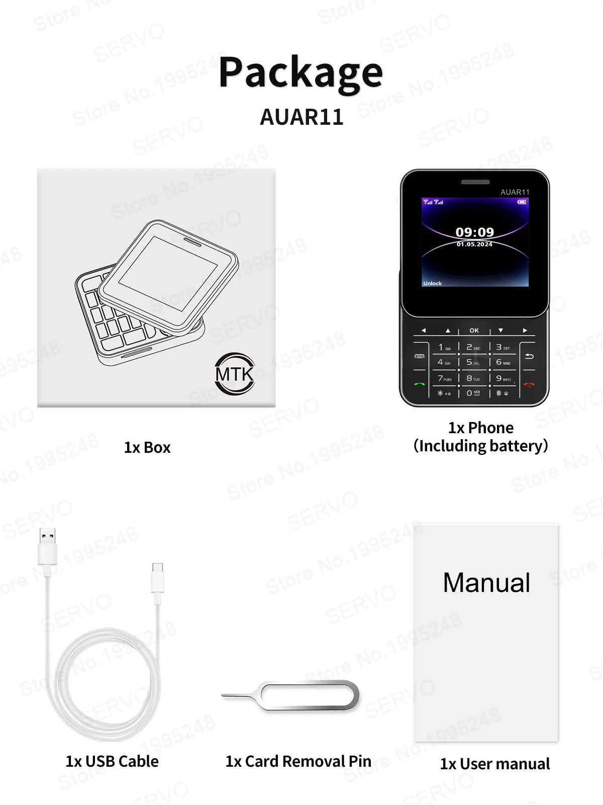 SERVO AUAR11 Rotating Phone