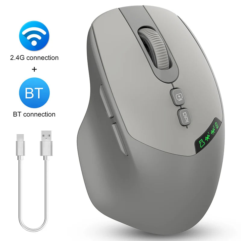 Noiseless Dual Mode Wireless Mouse