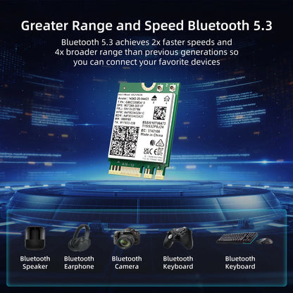 Dual Band AX210 Bluetooth WiFi Card