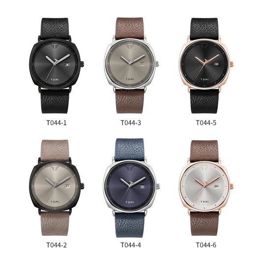 TOMI New 2PCS Luxury Business Men Watch