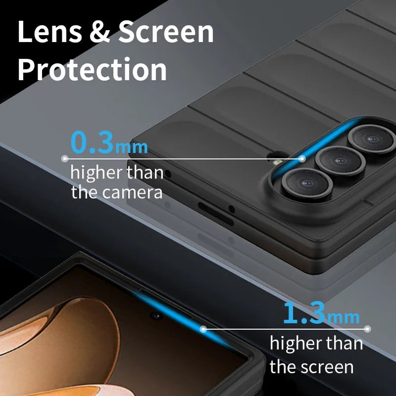 Anti-drop case For Samsung Z Fold7 Z Fold 7 Galaxy Z Fold 6 5 4 3 Shockproof Armor Heavy Duty Back Cover