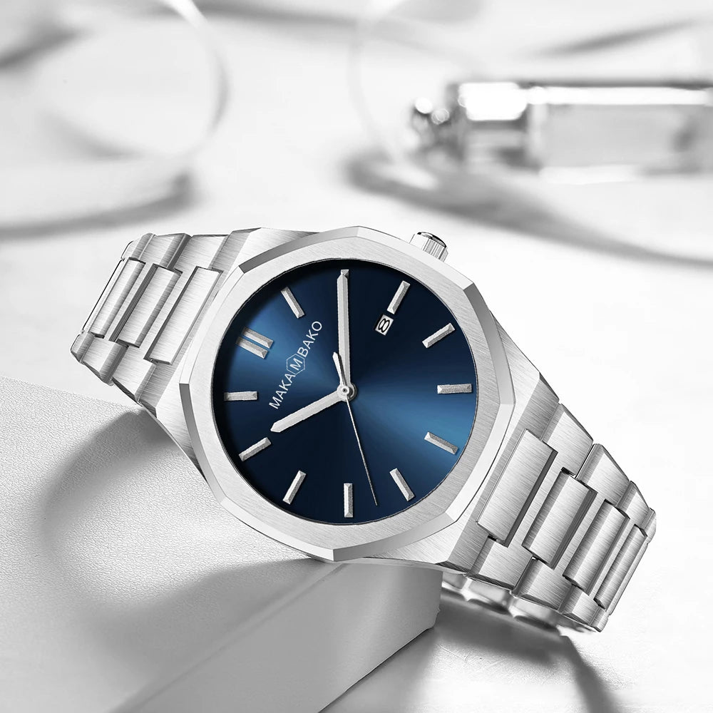 Stainless Steel Nordic Style Wristwatch