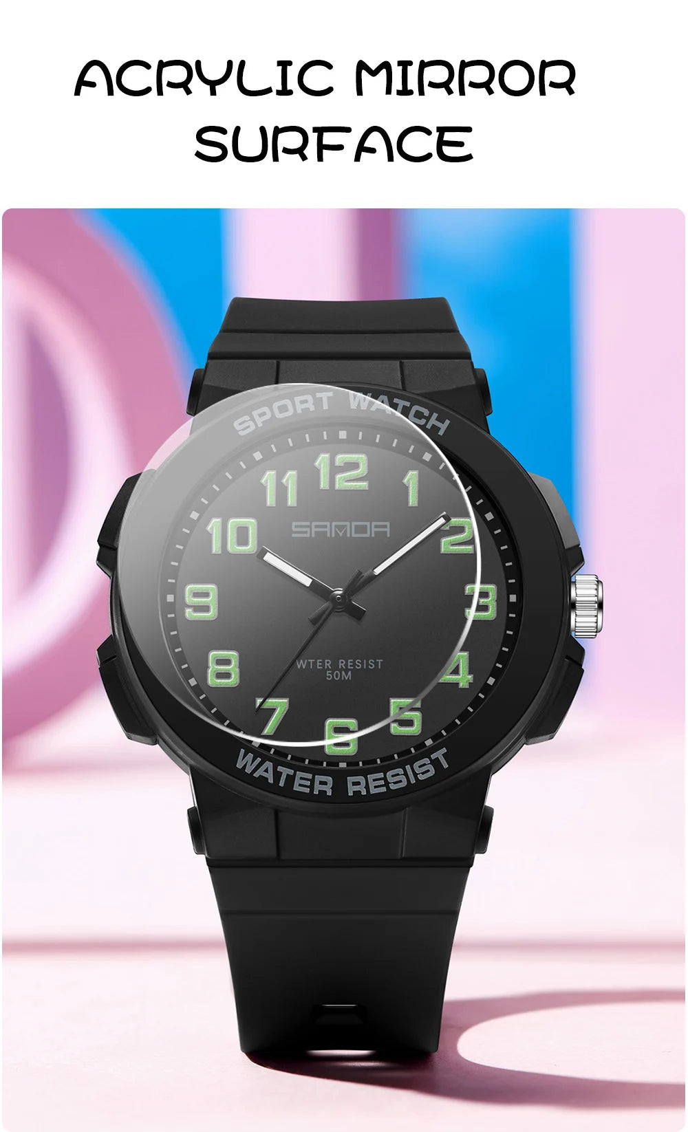 Men's Digital Outdoor Simple Watch