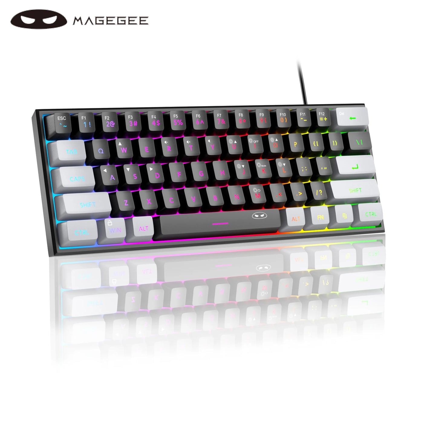 MageGee Mini 60% Gaming Keyboard