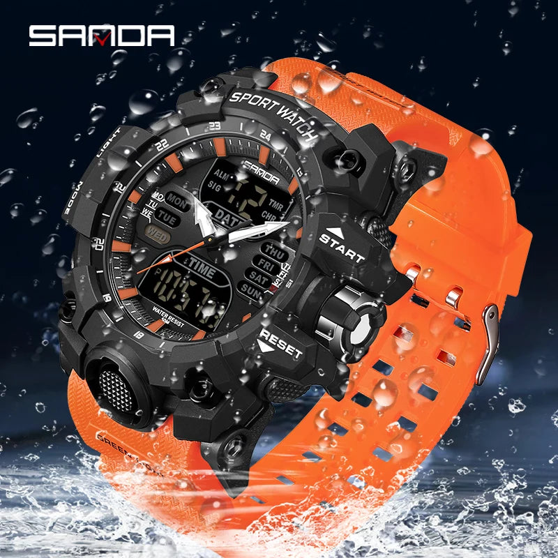 Simple Night Waterproof Sports Electronic Watch