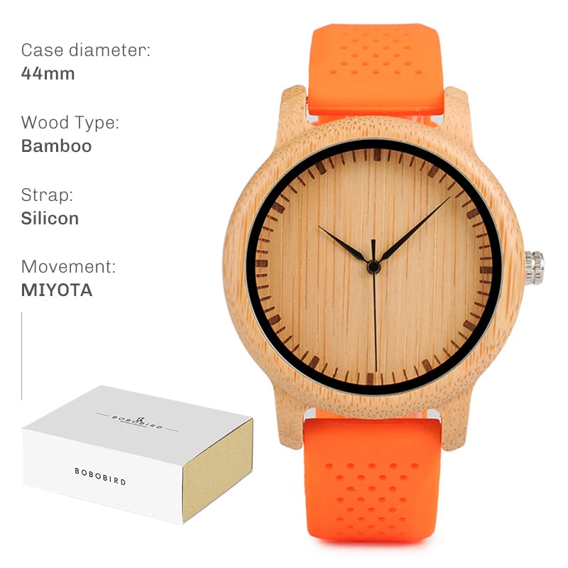 BOBO BIRD Wooden Analog Wristwatche