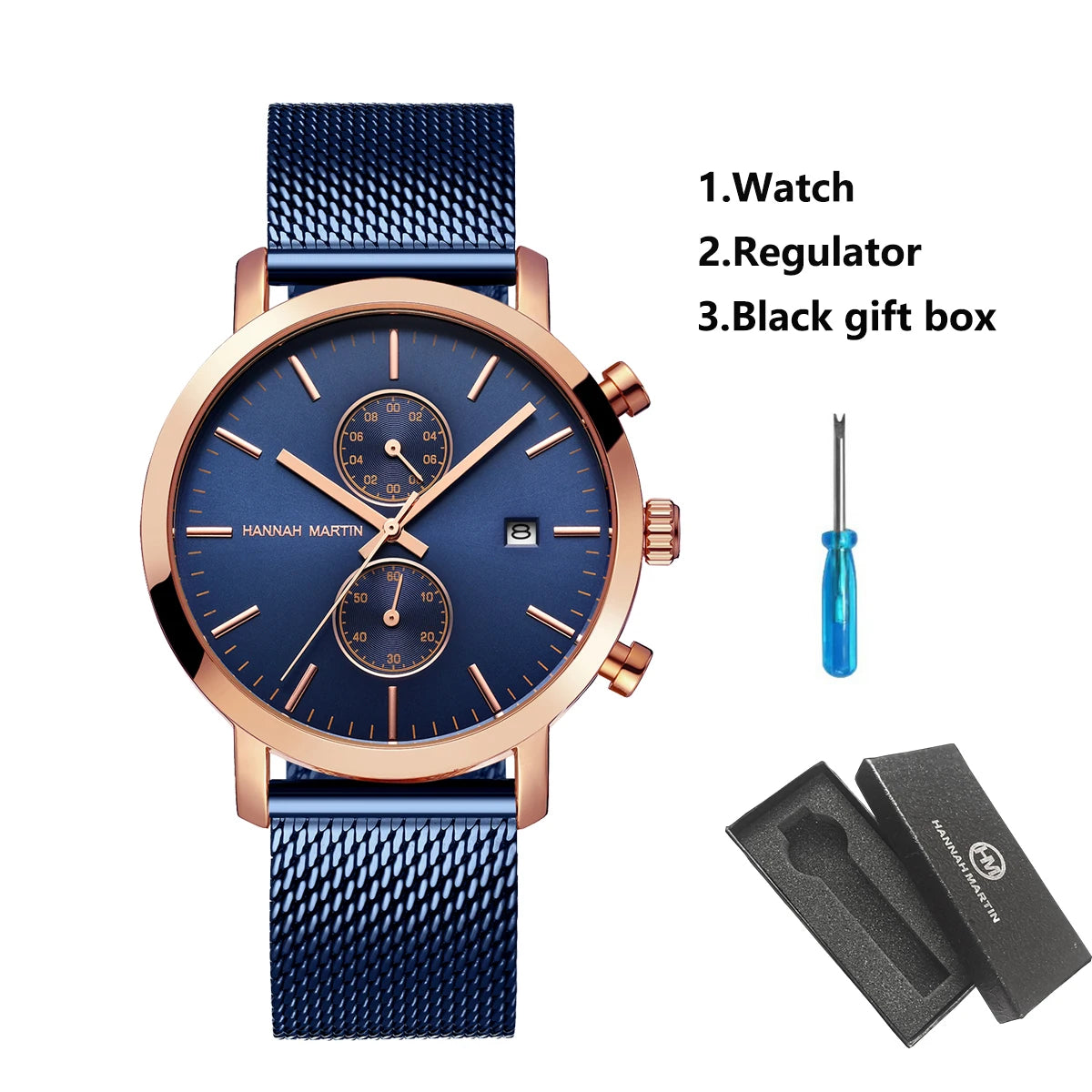 Multifunctional Quartz Wrist Watch