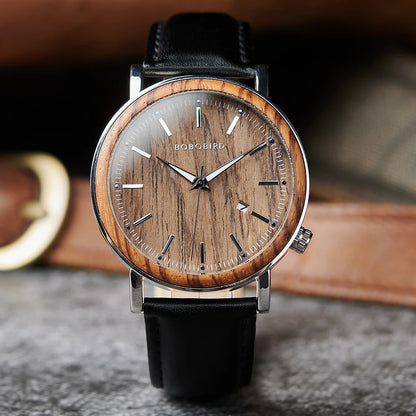 BOBO BIRD Men's Wood Wristwatch