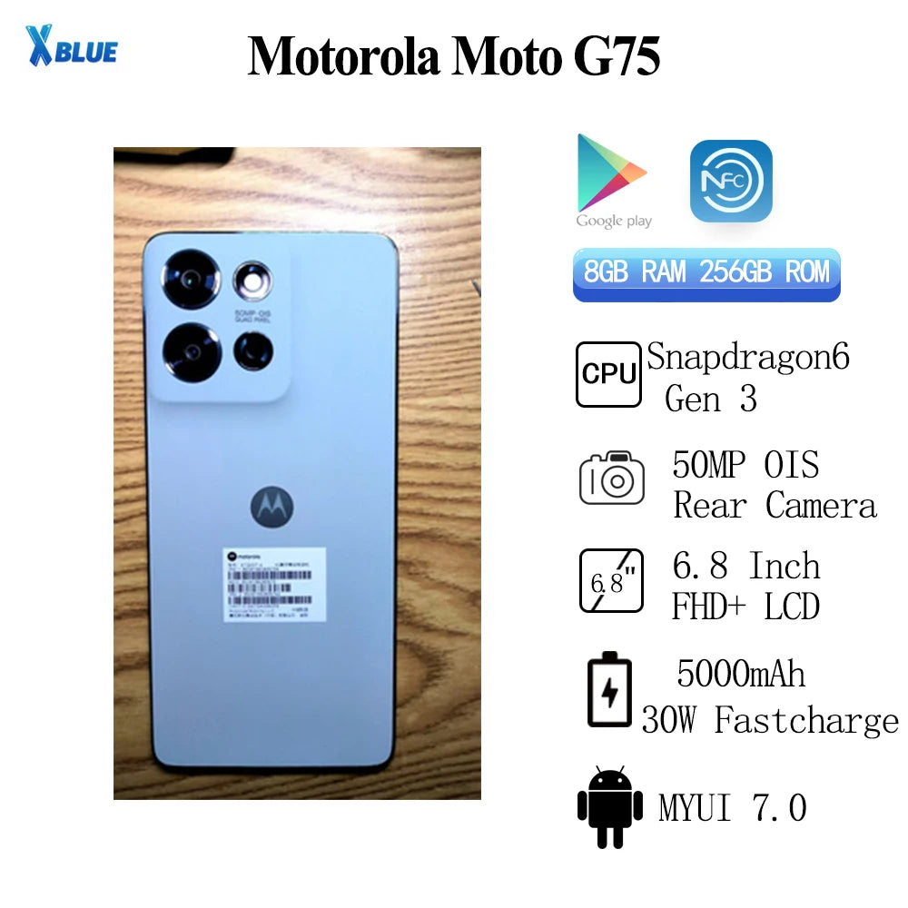 Global Rom Original Motorola Moto G75 Phone