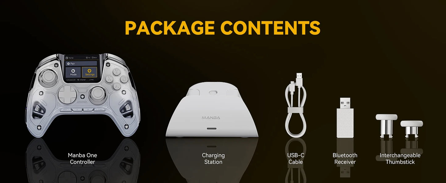 Wireless Gaming Controller with Charging Dock