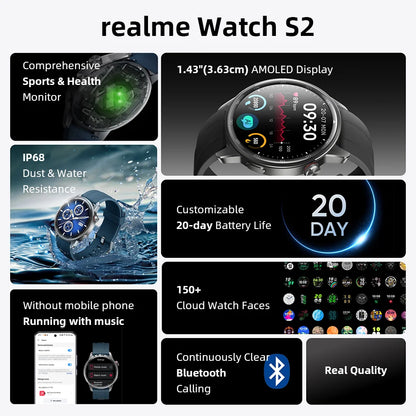 Global Version Realme Watch S2 Smart Watch