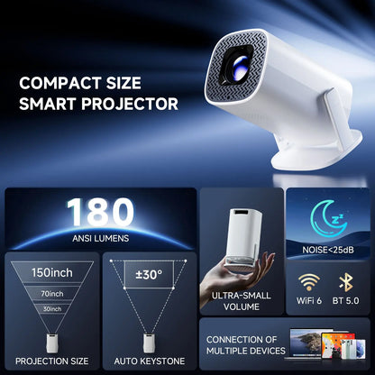 P30 PRO Smart Mini Projector Android 14