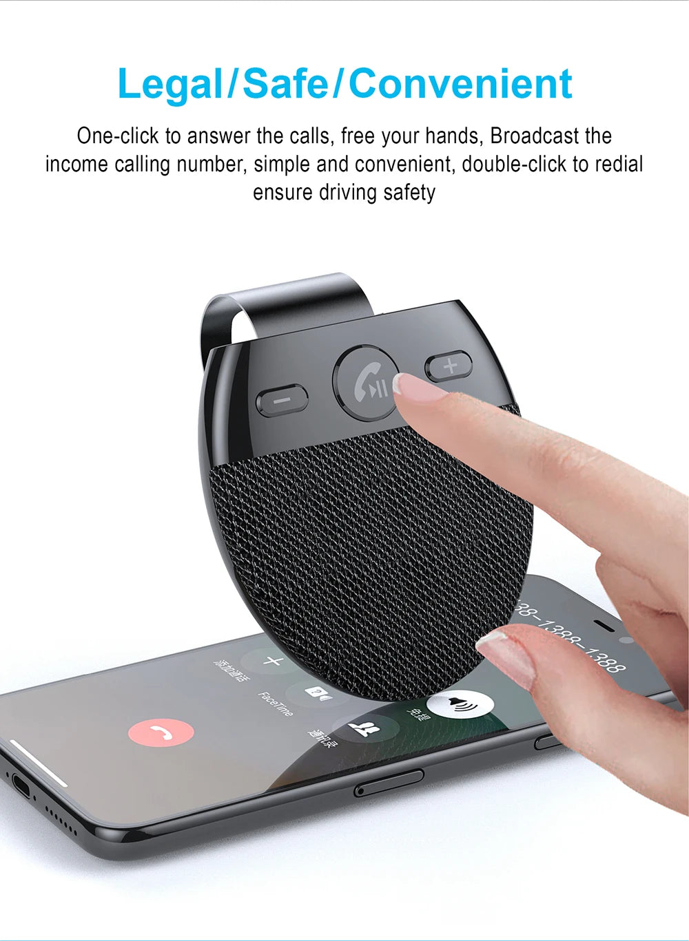Wireless Bluetooth Car Speaker