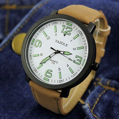 Yazole Large Dial Watch