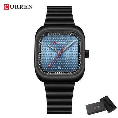 CURREN Simple Business Square Quartz Watch