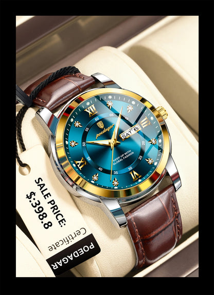POEDAGAR Luxury Business Men Watch