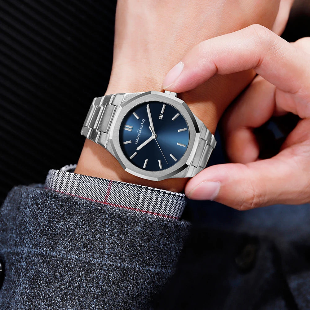 Stainless Steel Nordic Style Wristwatch