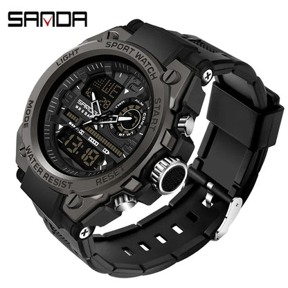 SANDA 6024 Sport Quartz Watch for Men