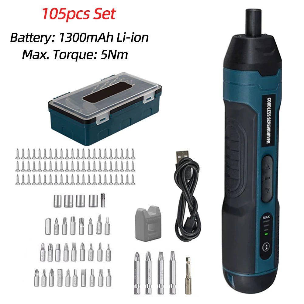 Mini Electric Screwdriver Set