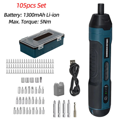 Mini Electric Screwdriver Set