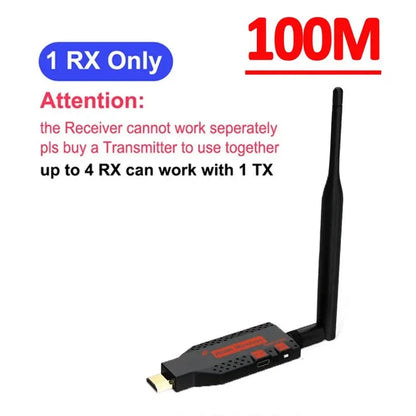 1080P 150m Wireless HDMI Extender 1 TX to 4 Splitter
