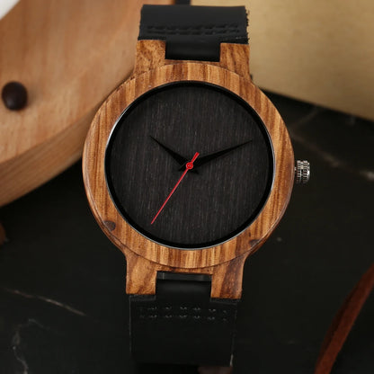 Natural Bamboo Wood Watch for Men