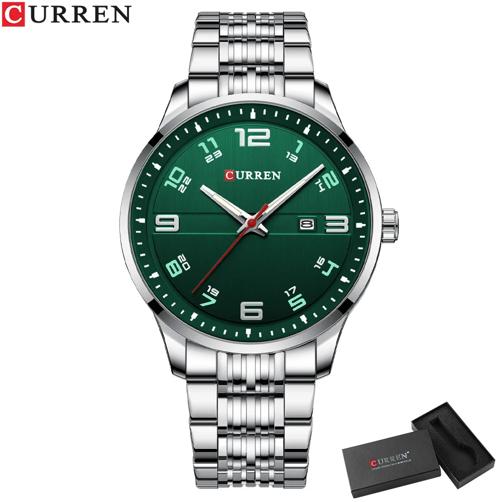 CURREN Luxury Stainless Steel Watch