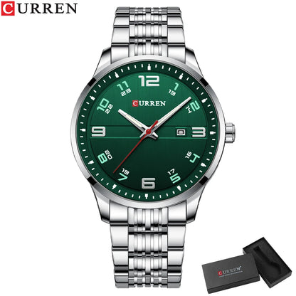 CURREN Luxury Stainless Steel Watch