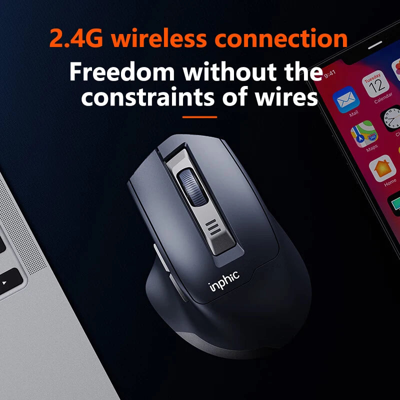 INPHIC M9 2.4G Wireless Mouse Rechargeable
