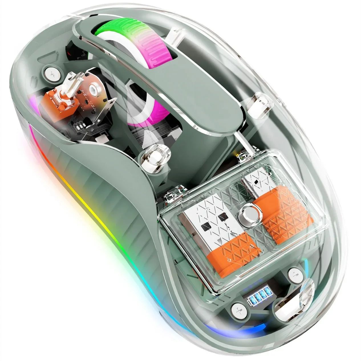 Transparent Bluetooth Wireless Mouse