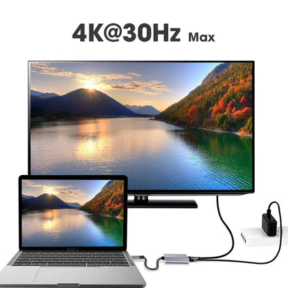 Type C To HDMI 3 in 1 USB Cable Converter