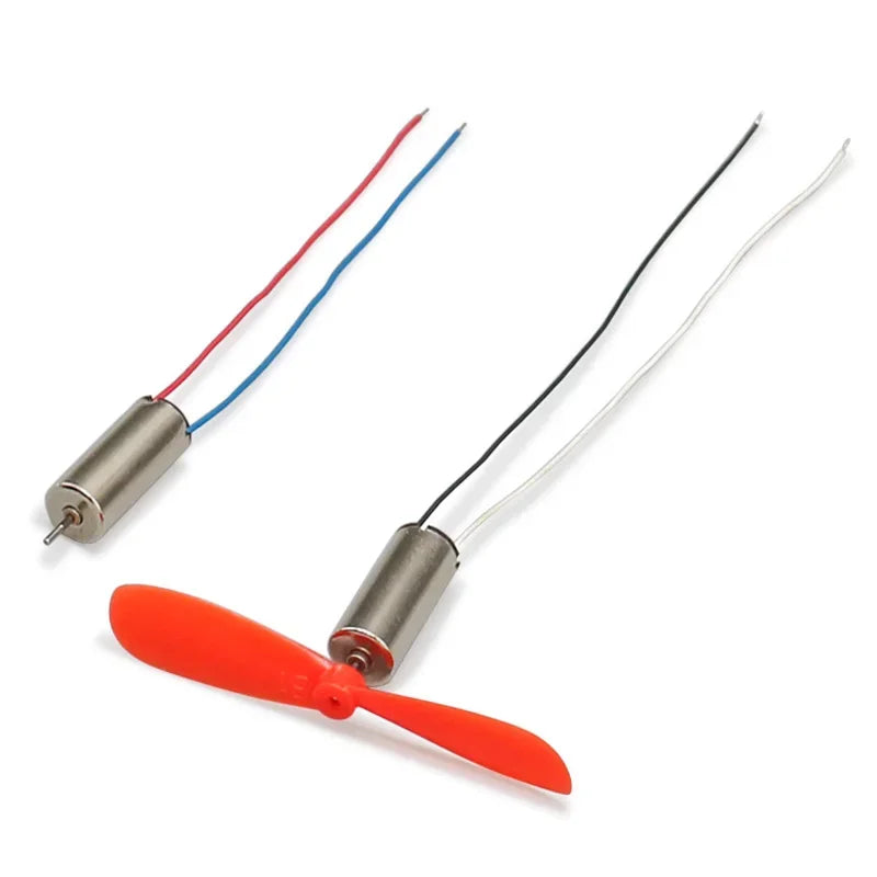4pcs DIY DC 3.7V 50000RPM 716 Hollow Cup Coreless High-speed Motor with 4 x 55MM Propeller Cw CCW for DIY Micro FPV Quadcopter