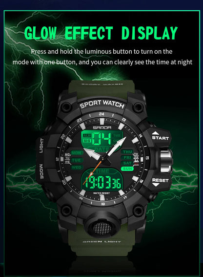 Simple Night Waterproof Sports Electronic Watch