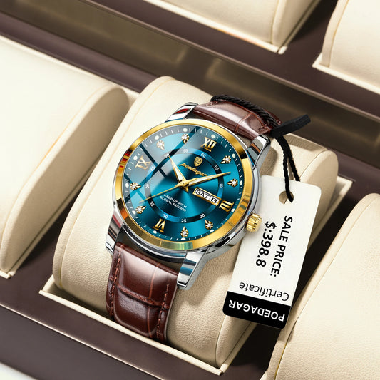 POEDAGAR Luxury Business Men Watch