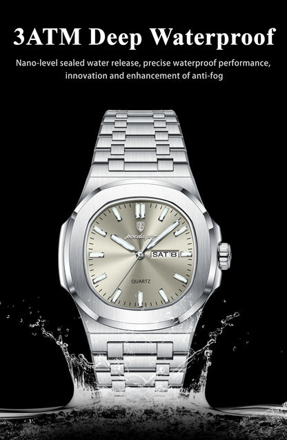 POEDAGAR Luxury Military Watch