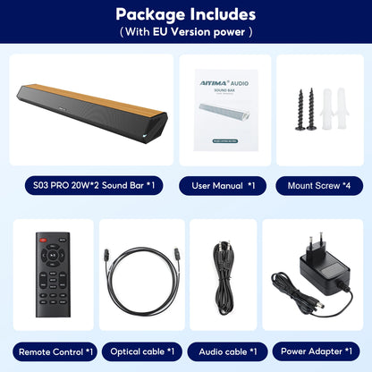 AIYIMA S03pro Wireless Soundbar