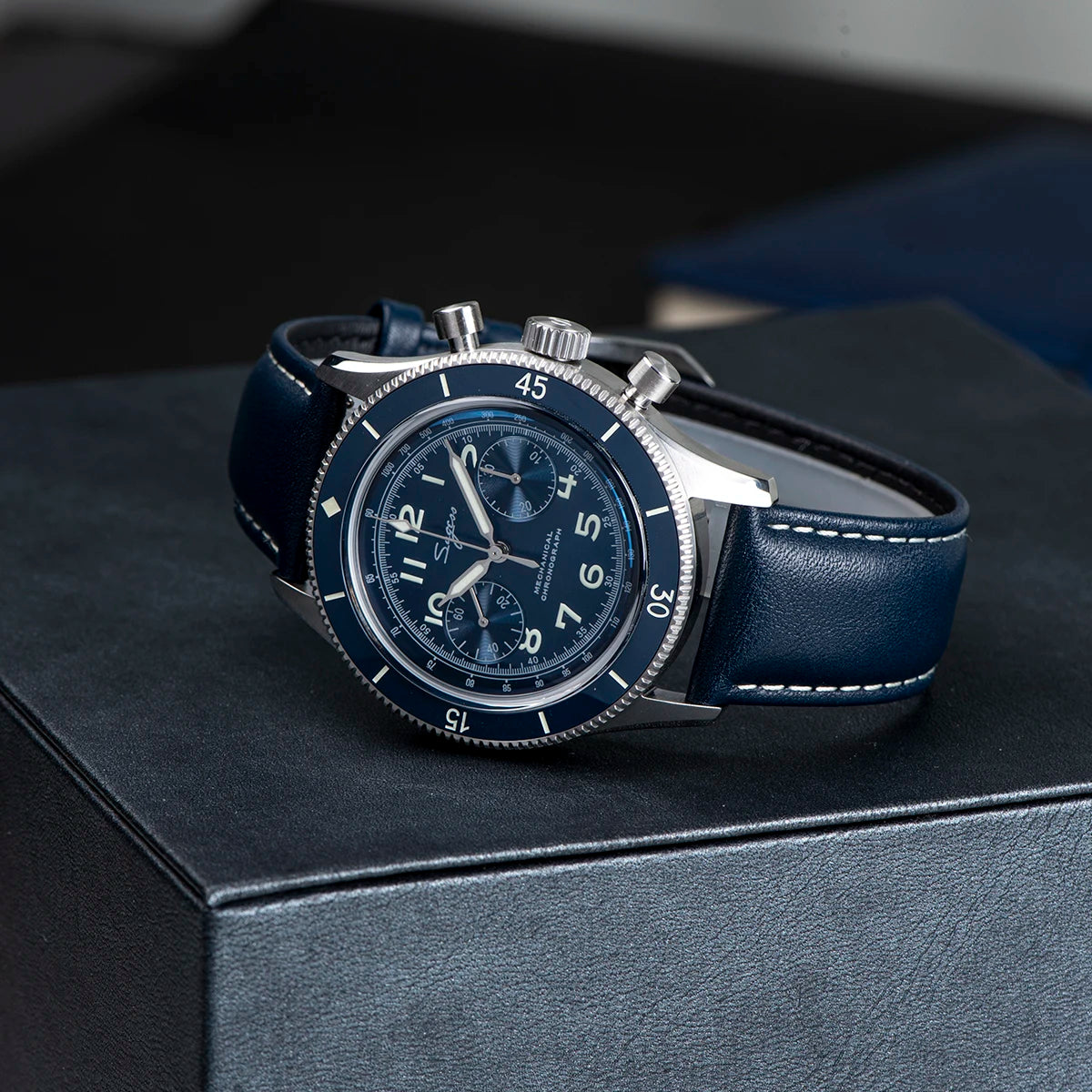 Sugess Handwind Chronograph Watch