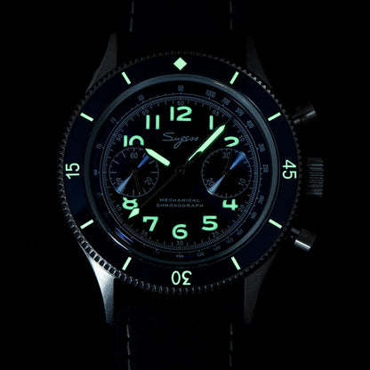 Sugess Handwind Chronograph Watch