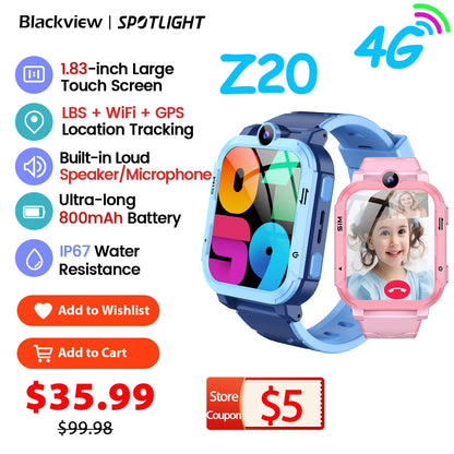 Blackview Z20 4G Kids Smart Watch