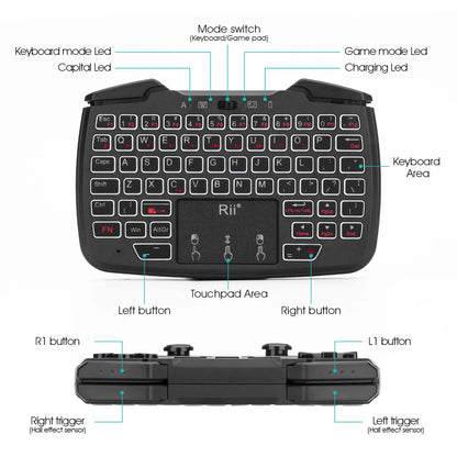 Rii RK707 Mini Keypad Wireless Game handle