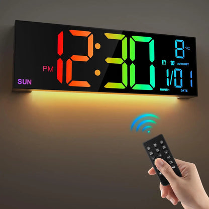 16.2'' Large Digital Wall Clock with Remote Control