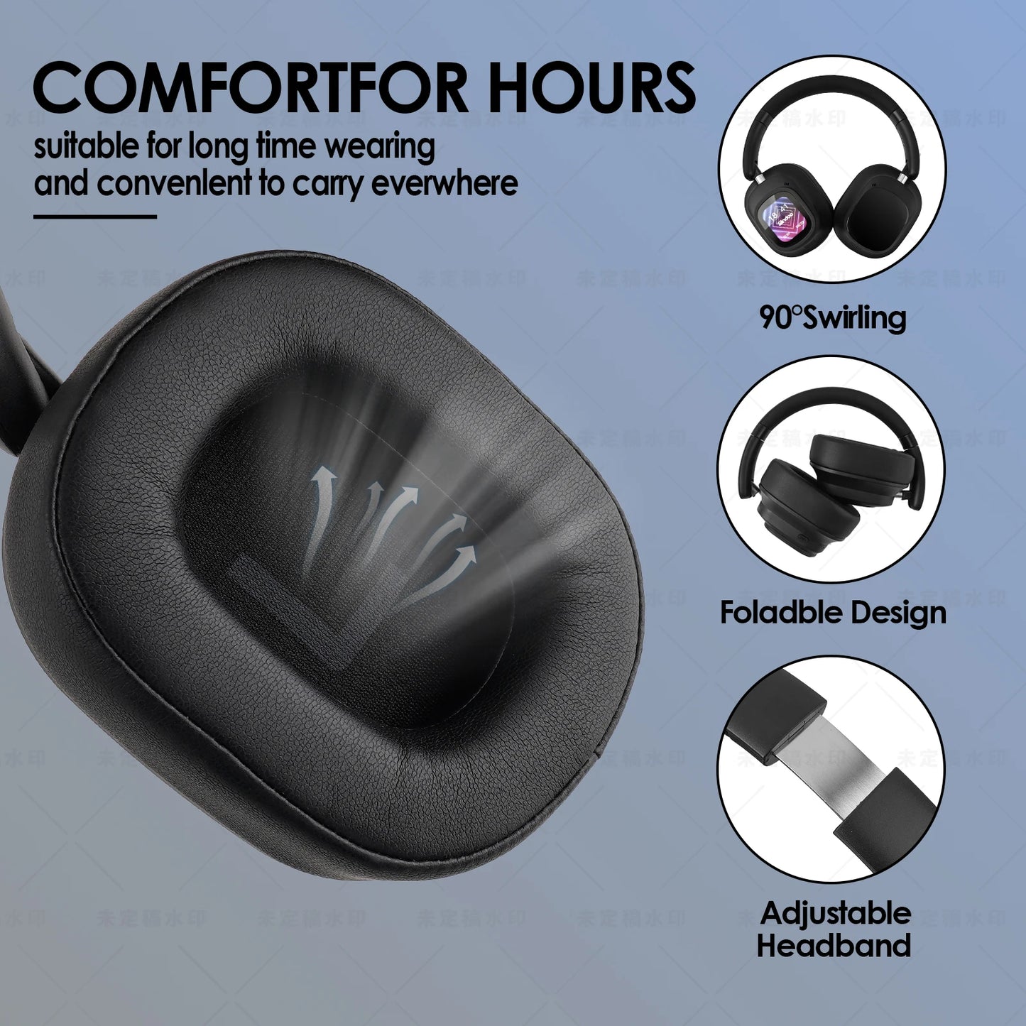 Siindoo JH-ANC930Plus Hybrid Wireless Headphone