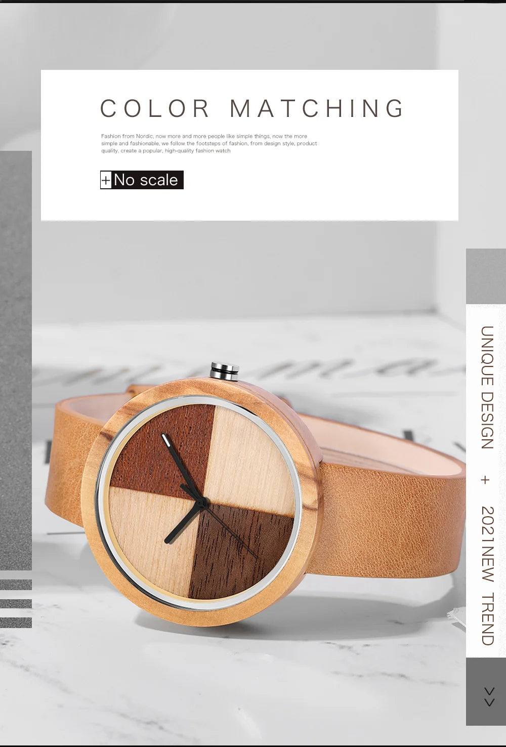 Casual Quartz Wooden Watch