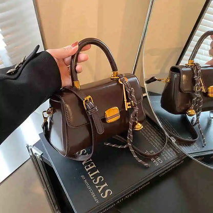 Oil Waxed Leather Women's Bag