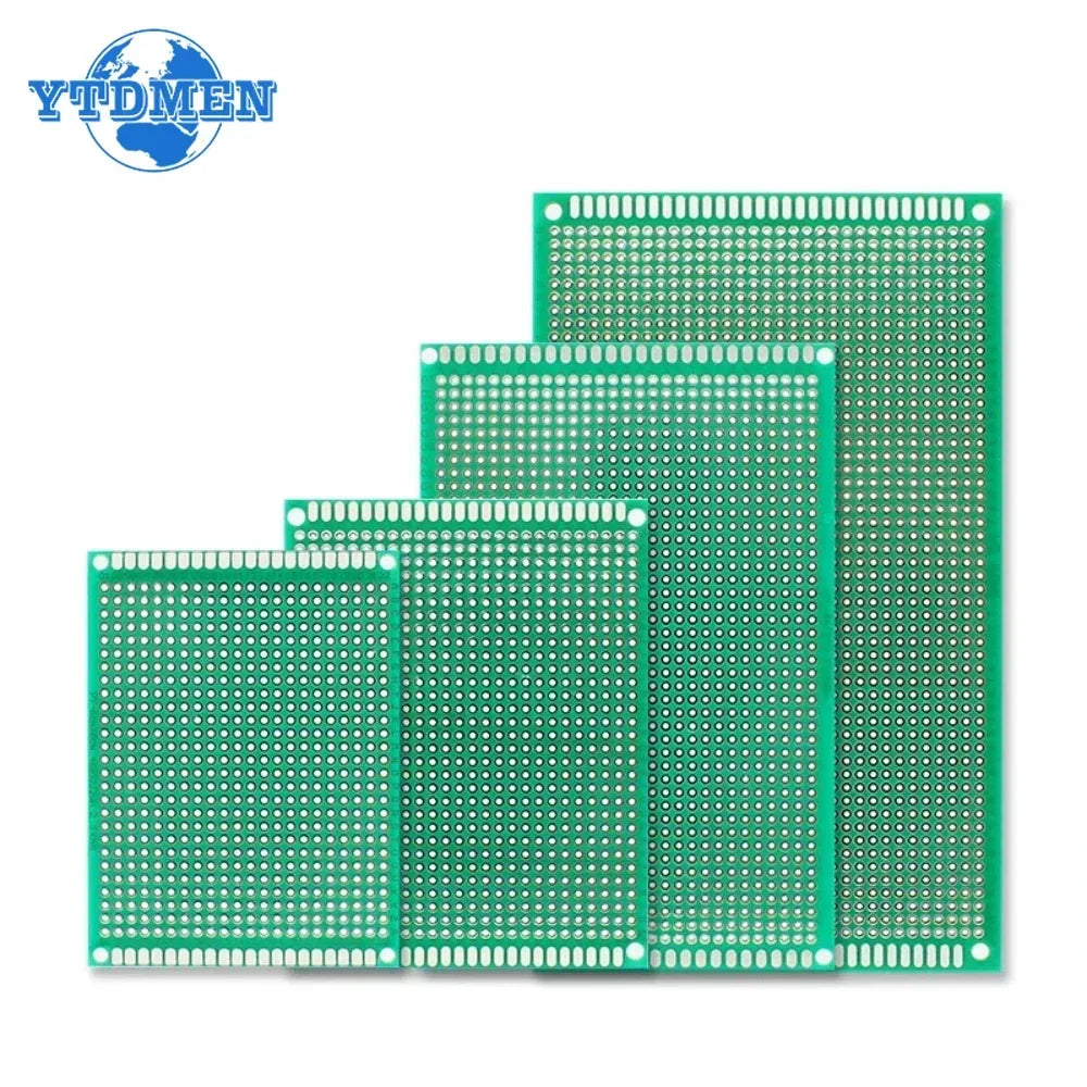 1PCS Single Sided PCB Universal Printed Circuit Board 2x8 3x7 4x6 6x8 10x10 10x15 10x22 12x18 15x20 20x30CM DIY Breadboard Plate