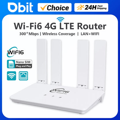 4G LTE WiFi6 Router