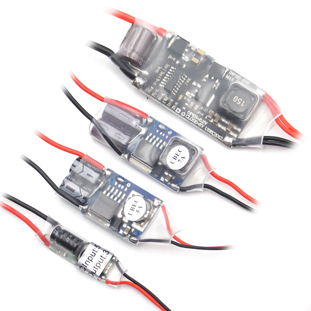 UBEC 3A /5A /7A /15A Lowest RF Noise BEC Full Shielding Antijamming Switching Regulator for RC quadcopter Multicopter