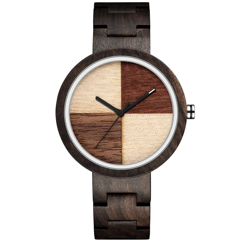 Casual Quartz Wooden Watch