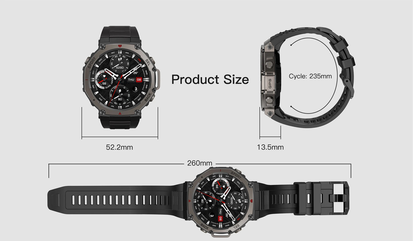 10ATM Ultra GPS Smart Watch